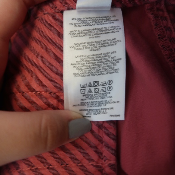 BROOKS BROTHERS PINK SHORTS NWT {8} - Picture 6 of 7